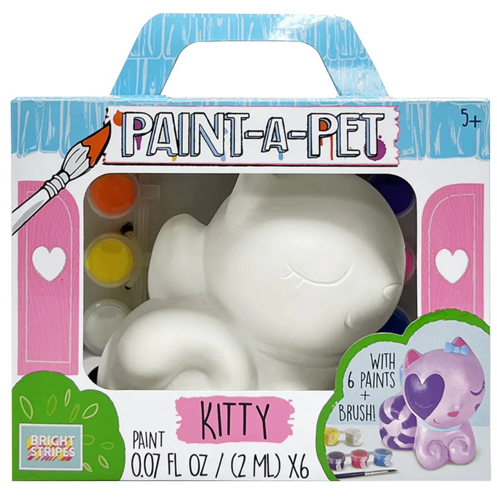 Bright Stripes Paint a Pet Kitty The Great Rocky Mountain Toy Company
