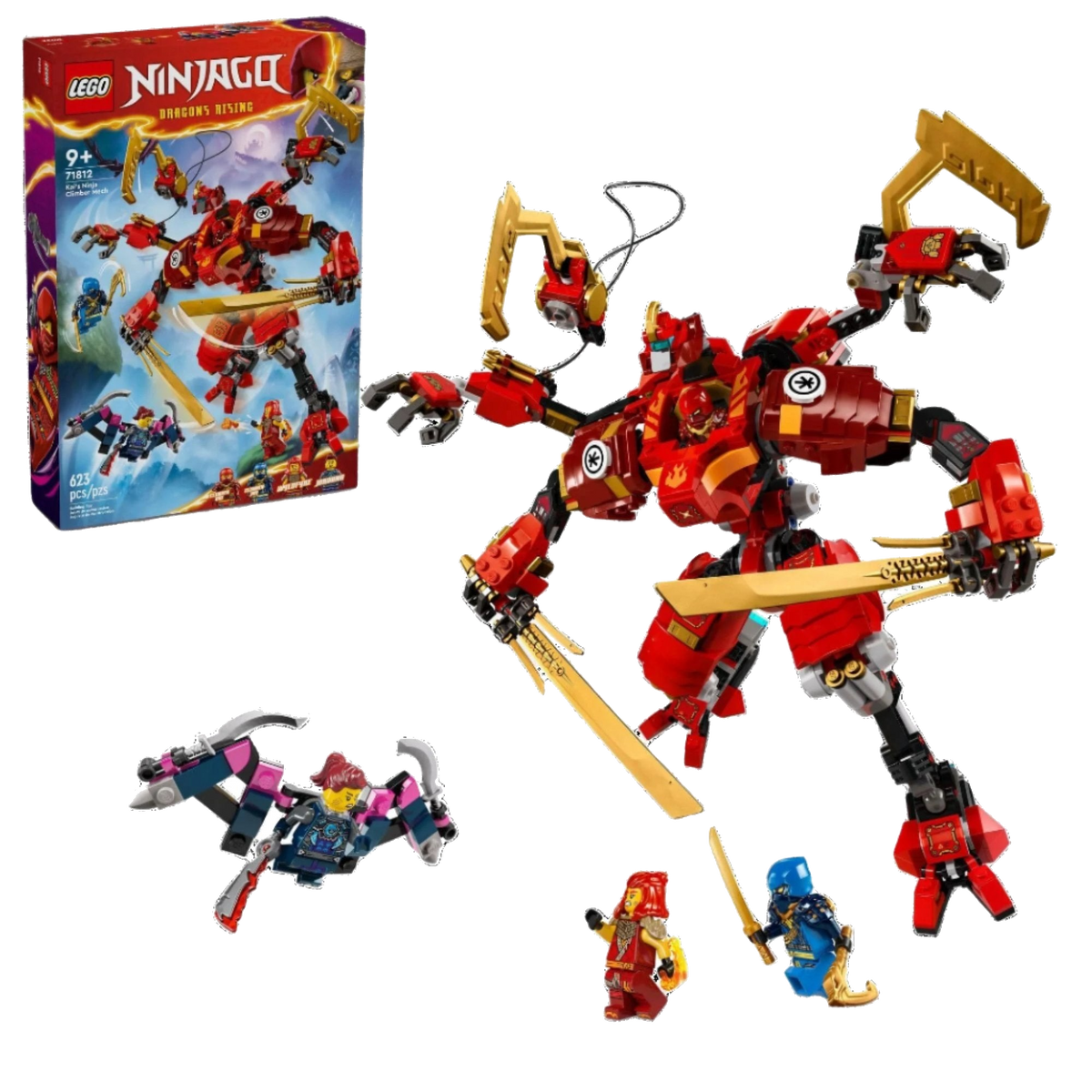 LEGO Ninjago Kai s Ninja Climber Mech The Great Rocky Mountain Toy Company