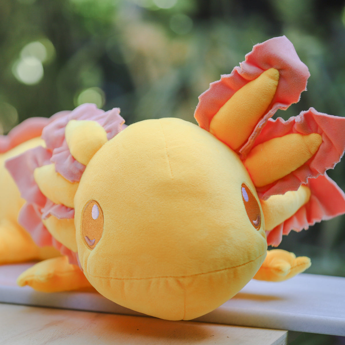 Yellow Realistic Axolotl Plush Large 4lbs The Great Rocky Mountain yellow-realistic-axolotl-plush-large-4lbs-the-great-rocky-mountain