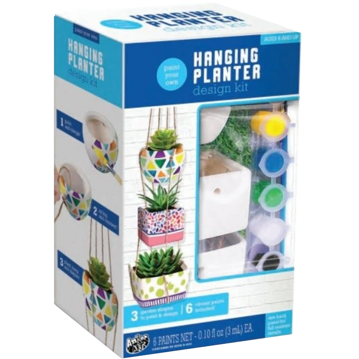 Paint Your Own Hanging Planter Design Kit The Great Rocky Mountain