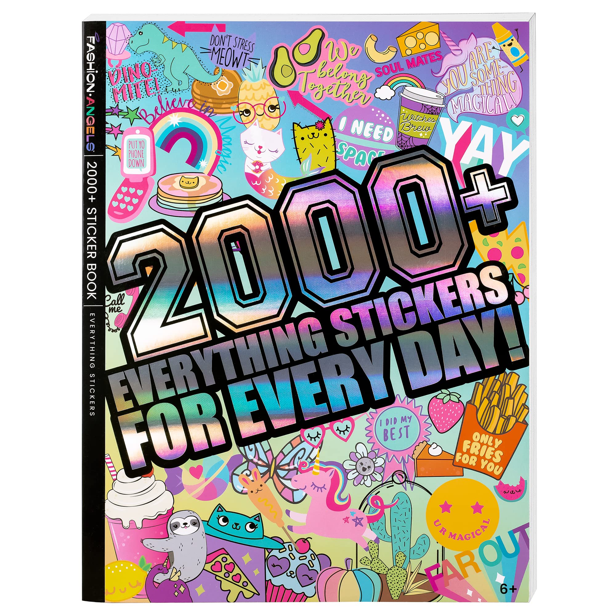 Fashion Angels 1000+ Totally Rainbow Colorful Fun Craft Stickers