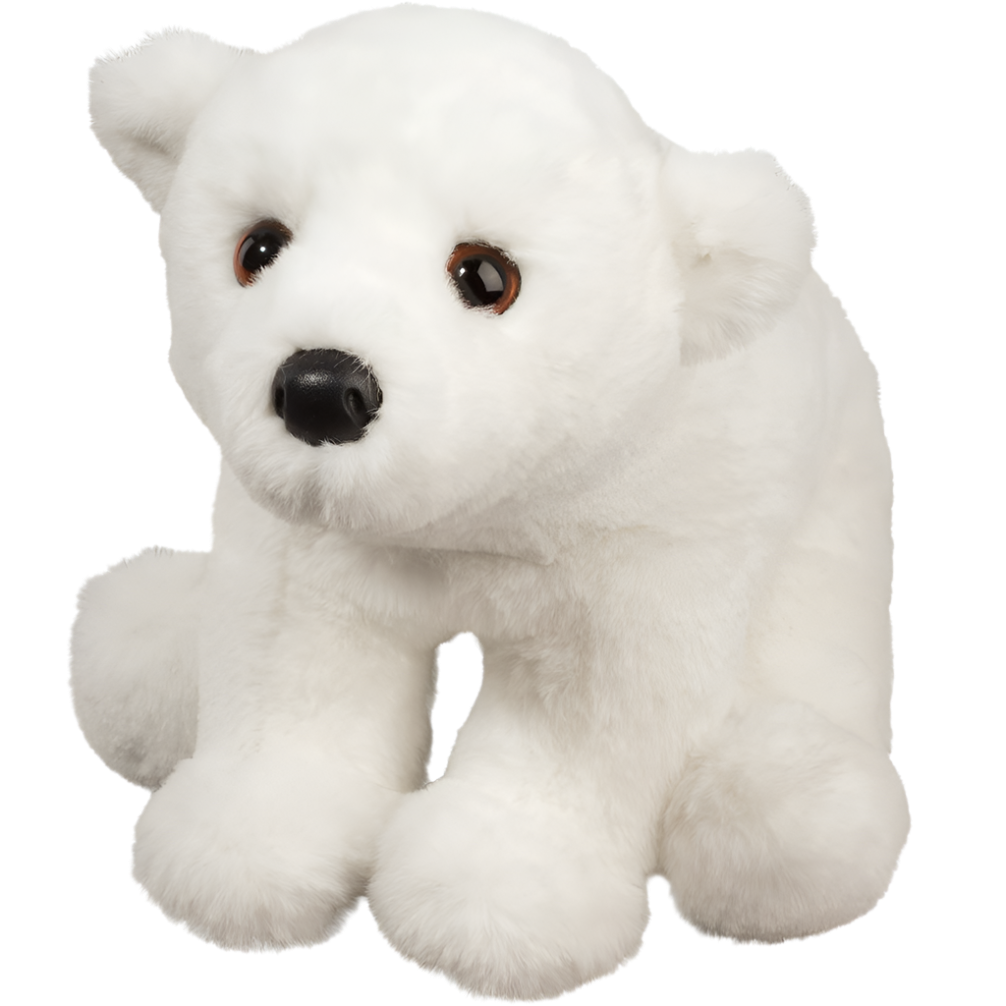 Douglas White Polar Bear Mini Soft – The Great Rocky Mountain Toy Company