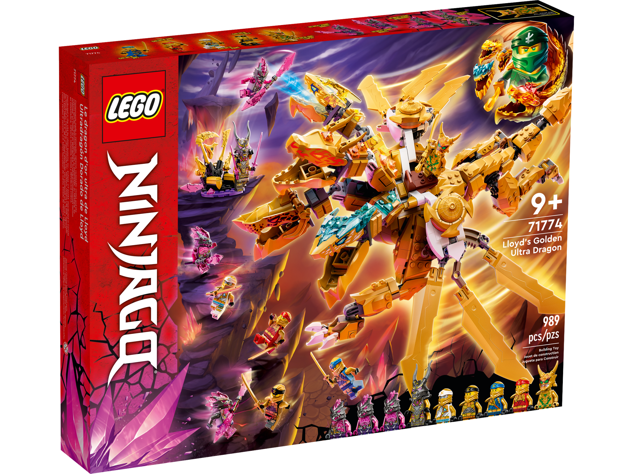LEGO Ninjago Lloyd's Golden Ultra Dragon – The Great Rocky