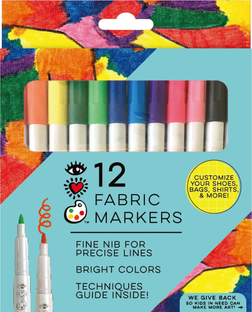 12 Fabric Markers