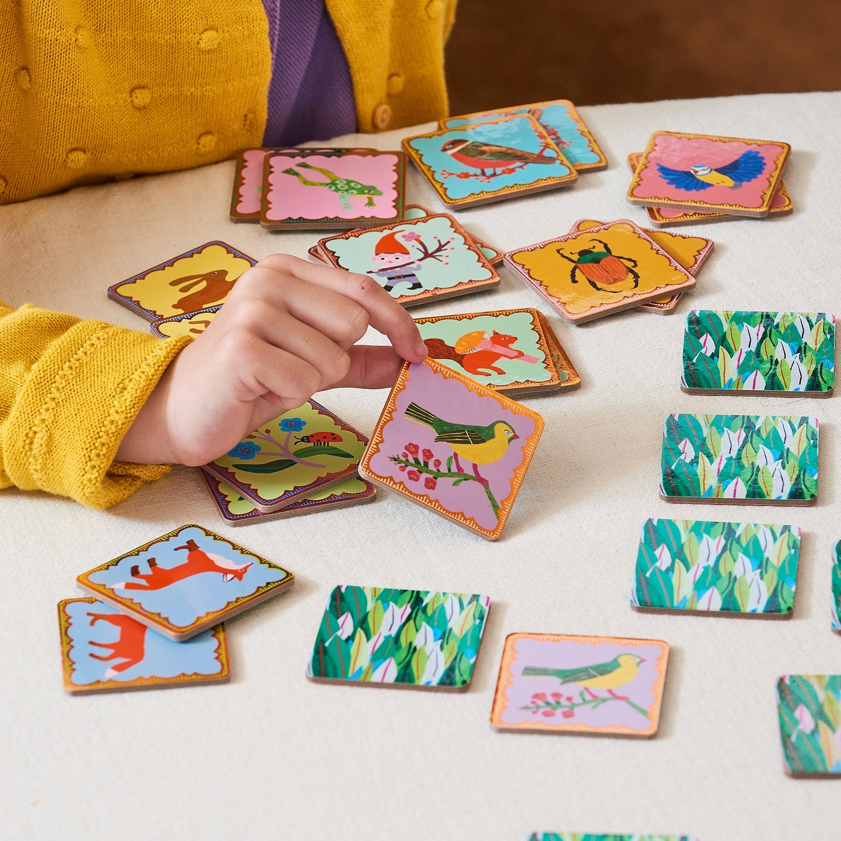 Eeboo Memory Eeboo Woodland Memory & Matching Game – The Great Rocky Mountain Toy ...