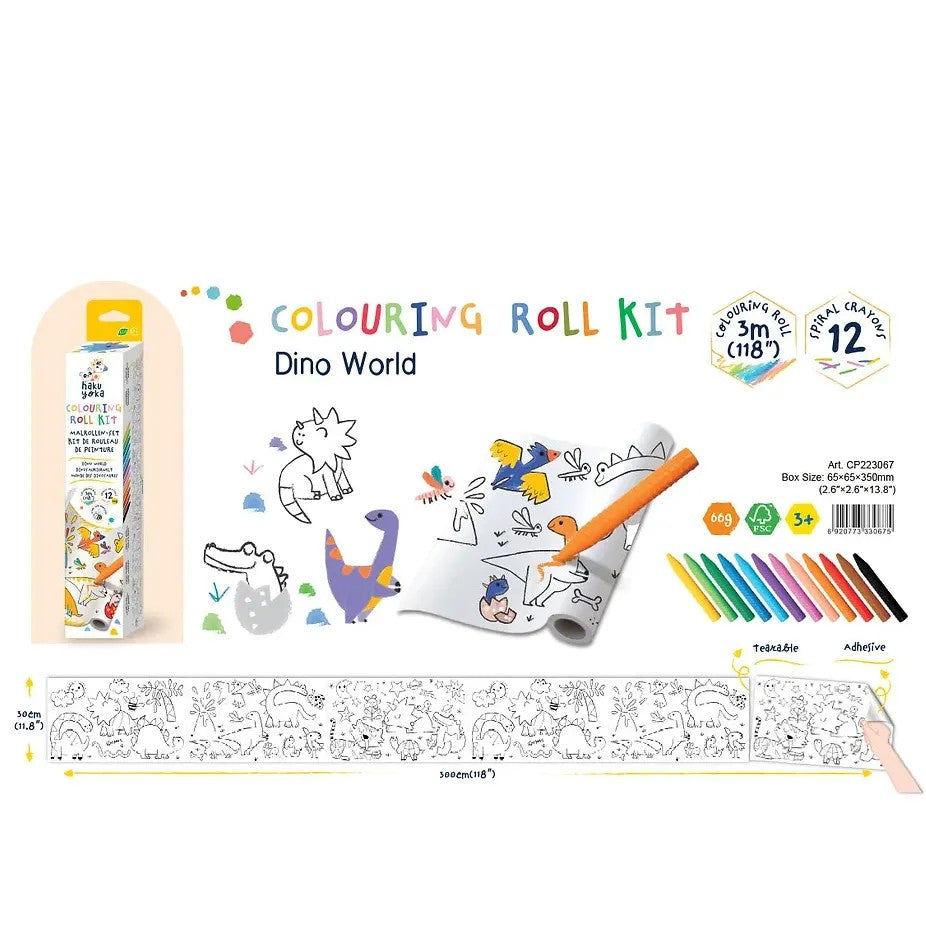 Children's Drawing Roll - Coloring Paper Roll for Kids, Drawing Paper Roll  DIY Painting Drawing Color Filling Paper, 118*11.8 Inches(No Glue) 