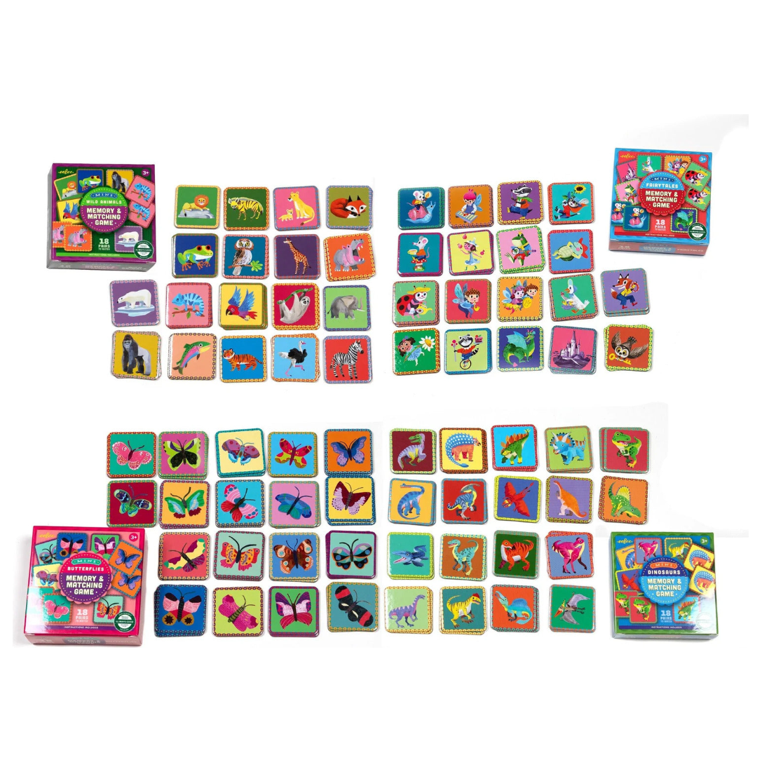 Eeboo Memory Eeboo Mini Memory Game – The Great Rocky Mountain Toy Company