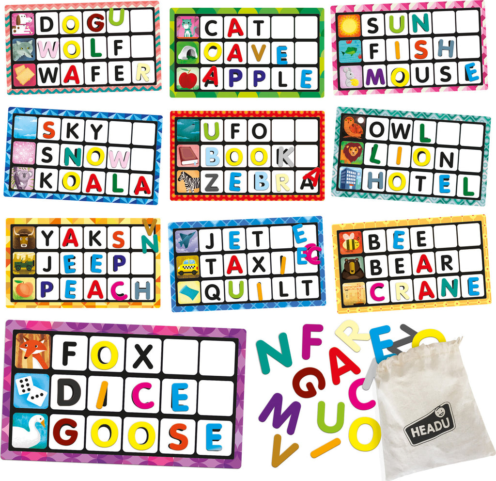 Montessori Touch Bingo Letters and Words