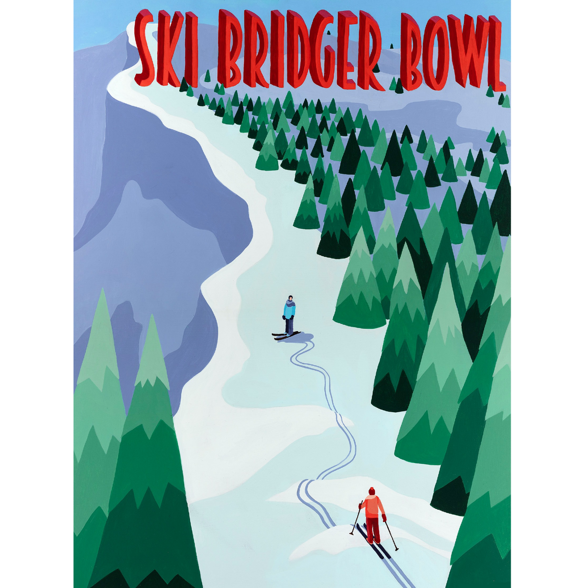 C.WILKY Paint by Number Ski Bridger Bowl – The Great Rocky Mountain Toy ...