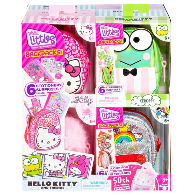 hello kitty littles backpack L2P Real Sanrio Single Pack in 12pc – The Great Rocky Mountain Toy Company Bass Pro Shops Tourney Crafted by Moose Toys materials Color:Black Fish Stripe