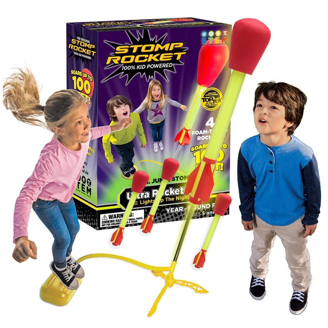 Replacement Stomp Rockets Stomp Rocket Ultra LED 6 Rocket Kit – The Great Rocky Mountain Toy Company