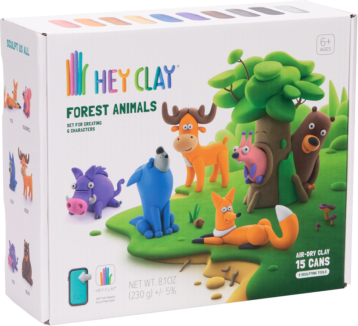 Fat Brain Hey Clay Forest Animals – The Great Rocky Mountain Toy Company