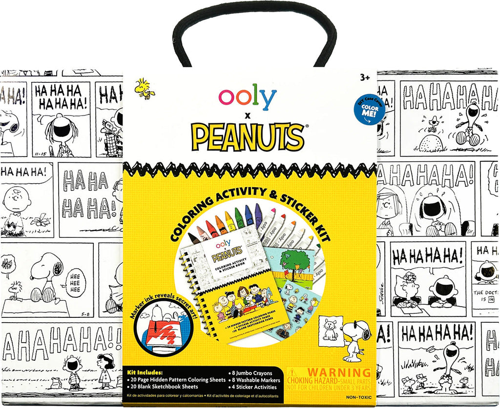 OOLY x PEANUTS Coloring Activity & Sticker Kit