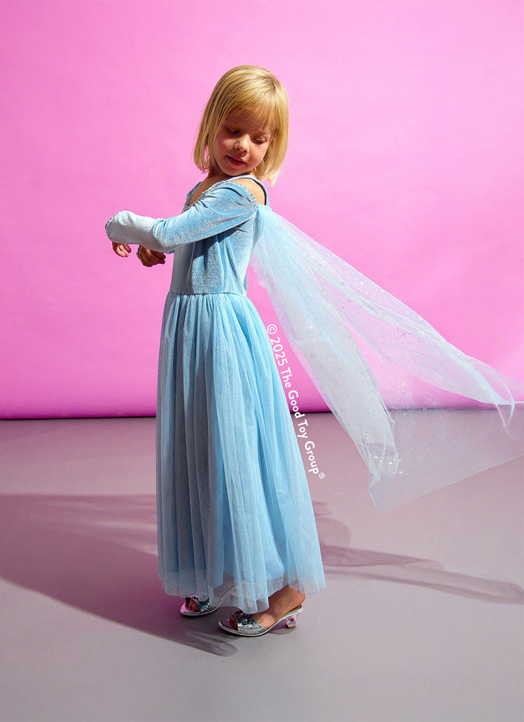 Great Pretenders Velvety Soft Sisters Forever Blue, size 5/6