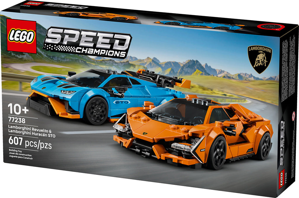 LEGO SPEED CHAMPIONS Lamborghini Revuelto & Lamborghini Huracán STO