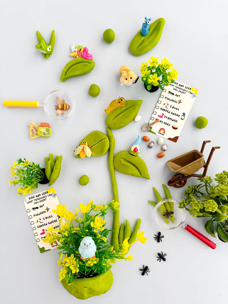 Earth Grown Kid Dough Backyard Bug Seek 'n Find Play Kit – The Great ...