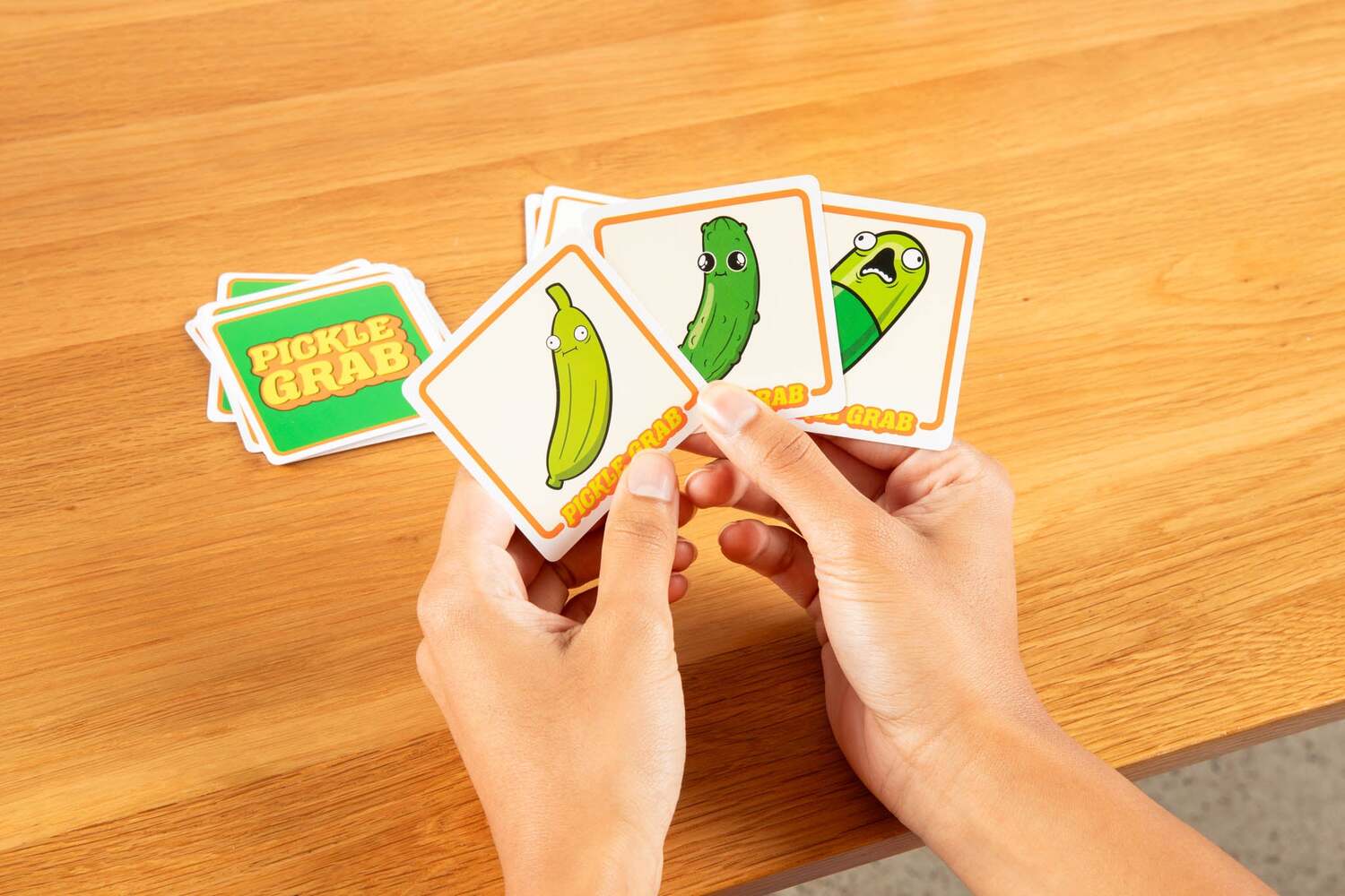 Exploding Pickle Exploding Kittens Pickle Grab – The Great Rocky Mountain Toy Company