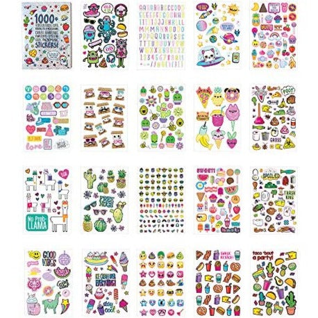 Fashion Angels 1000+ Ridiculously Cute Stickers for Kids - Fun Craft  Stickers fo