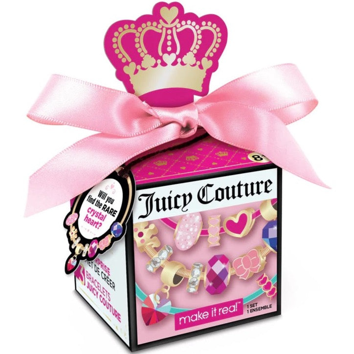 Make It Real Juicy Couture: 2 In 1 Crystal Bracelet Charms Kit