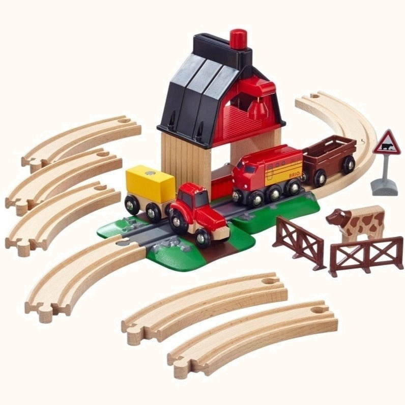Brio Farm Railway Set The Great Rocky Mountain Toy Company